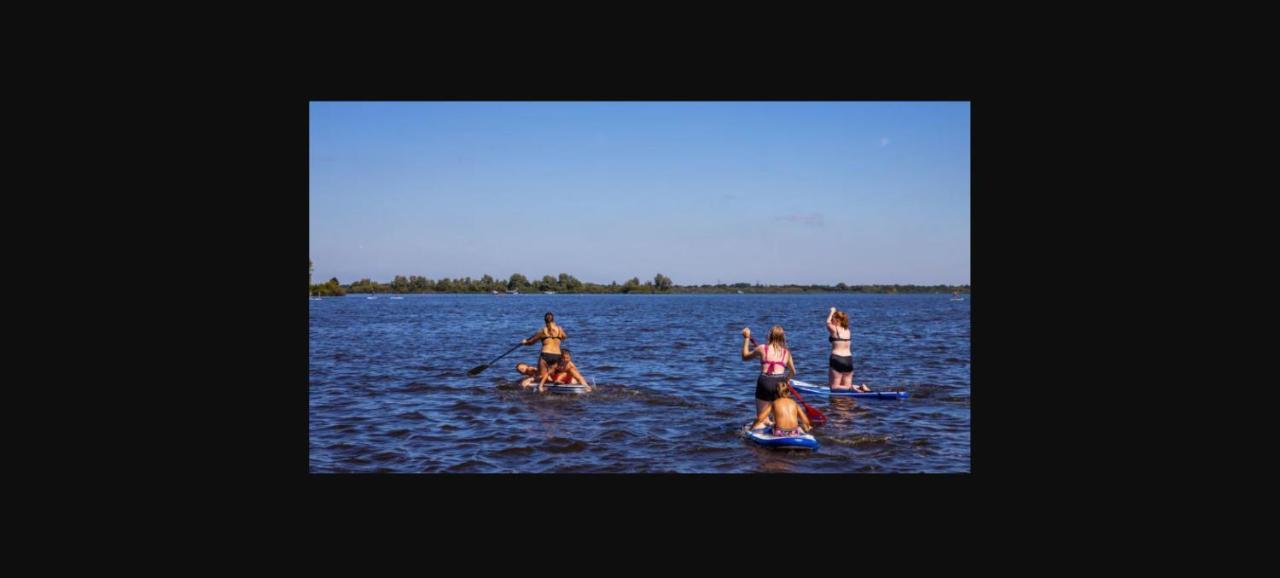 Suameer Kajuit423 6Pers 5Sterren Vakantiepark Bergumermeer Aan Het Water In Friesland Met Zwembad 빌라 외부 사진